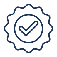 91Ԫ accreditation and certification statistics icon.